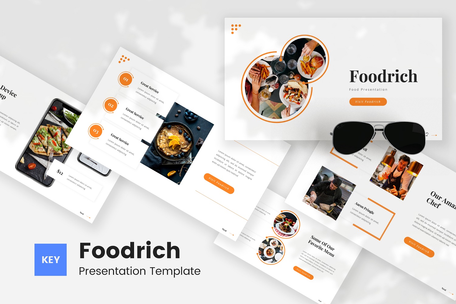 Foodrich — Food Keynote Template