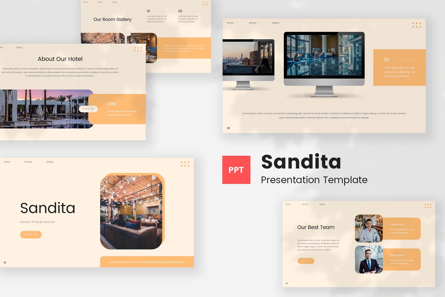 Sandita — Hotel Powerpoint Template