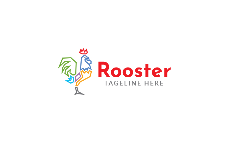 Rooster Logo Design Template Vol 4