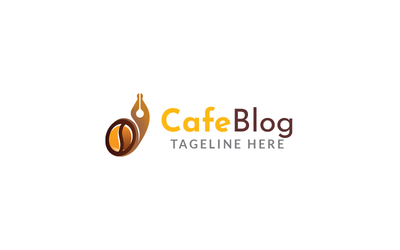 Cafe Blog Logo Design Template Vol 2