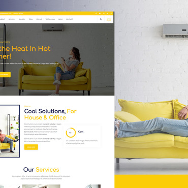 Services Air Landing Page Templates 217803