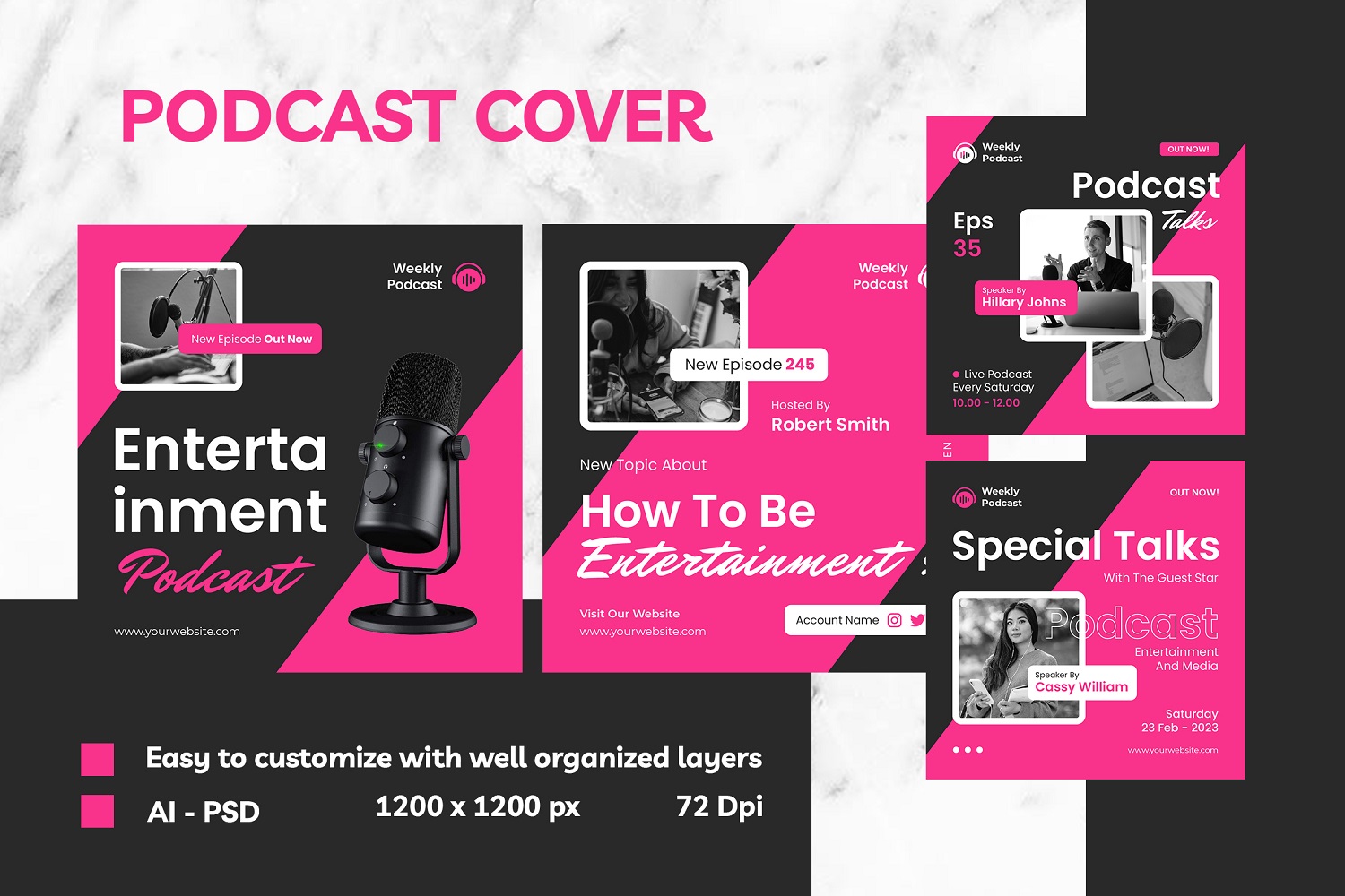 Entertainment Media Podcast Cover