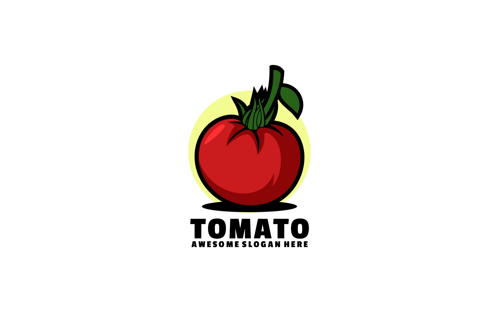Tomato Simple Logo Template