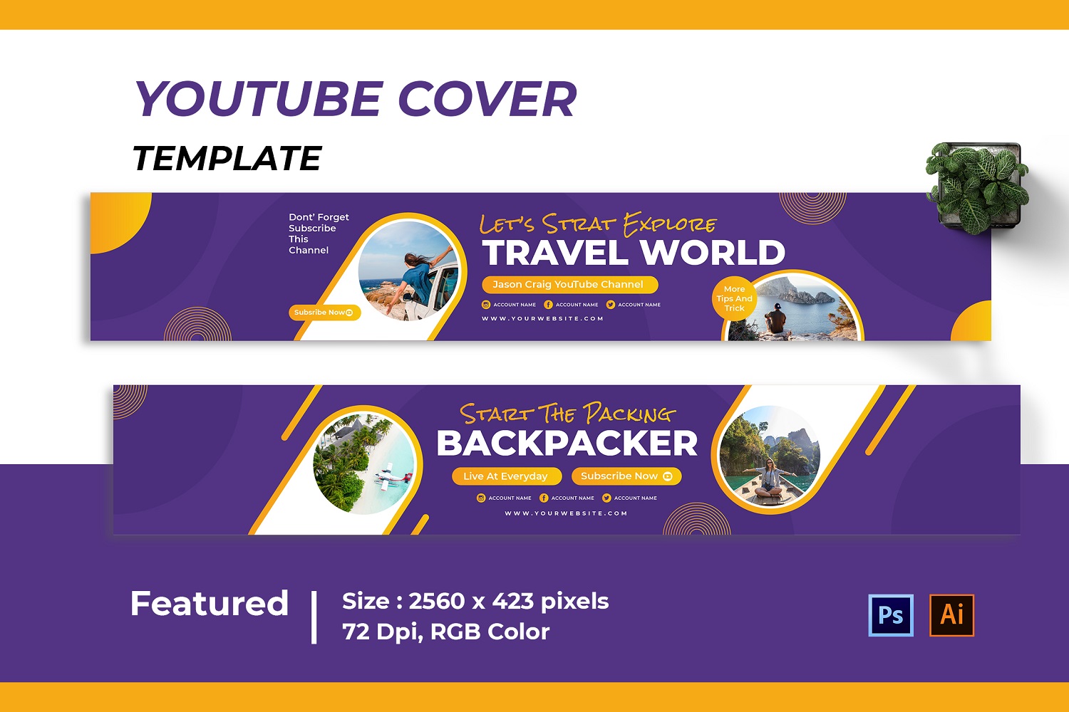 Travel World Youtube Cover