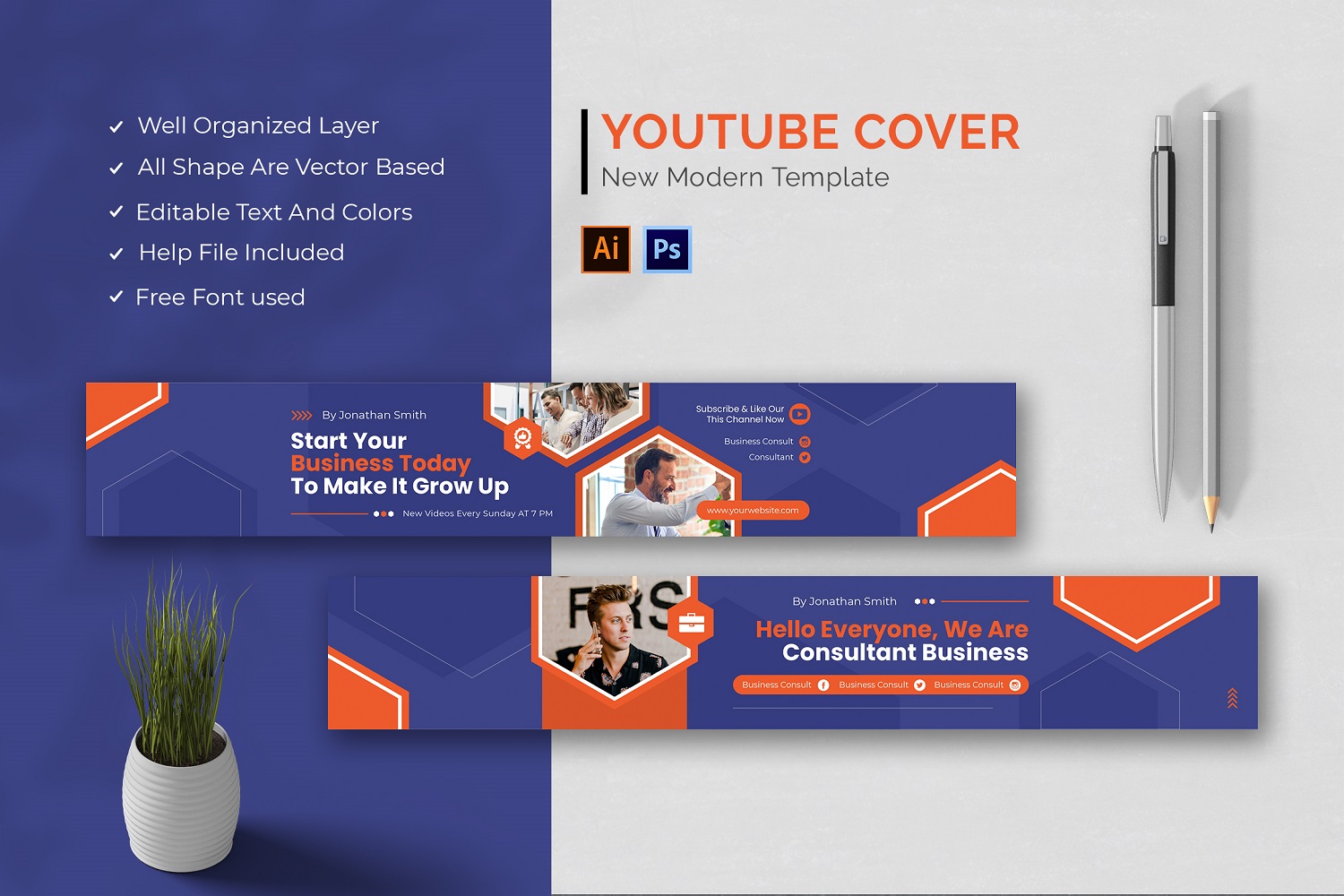 Consultant Business Youtube Cover