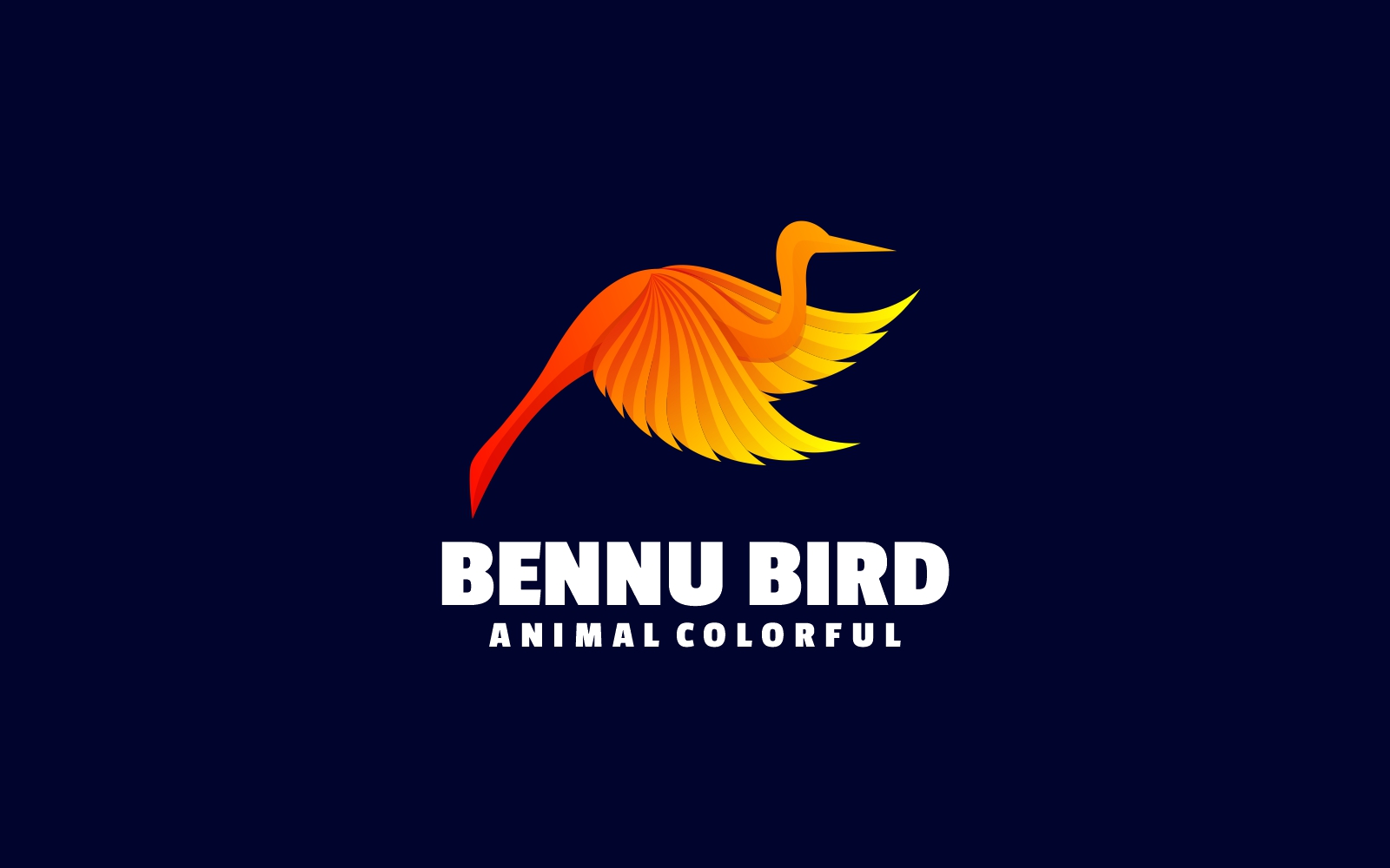 Bennu Bird Gradient Logo Style