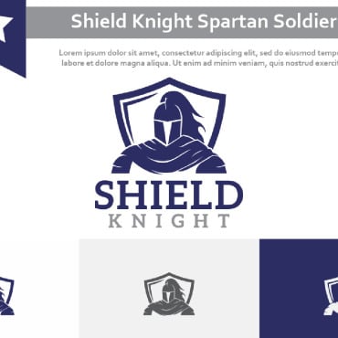 Knight Spartan Logo Templates 218101