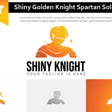 Golden Knight Logo Templates 218103