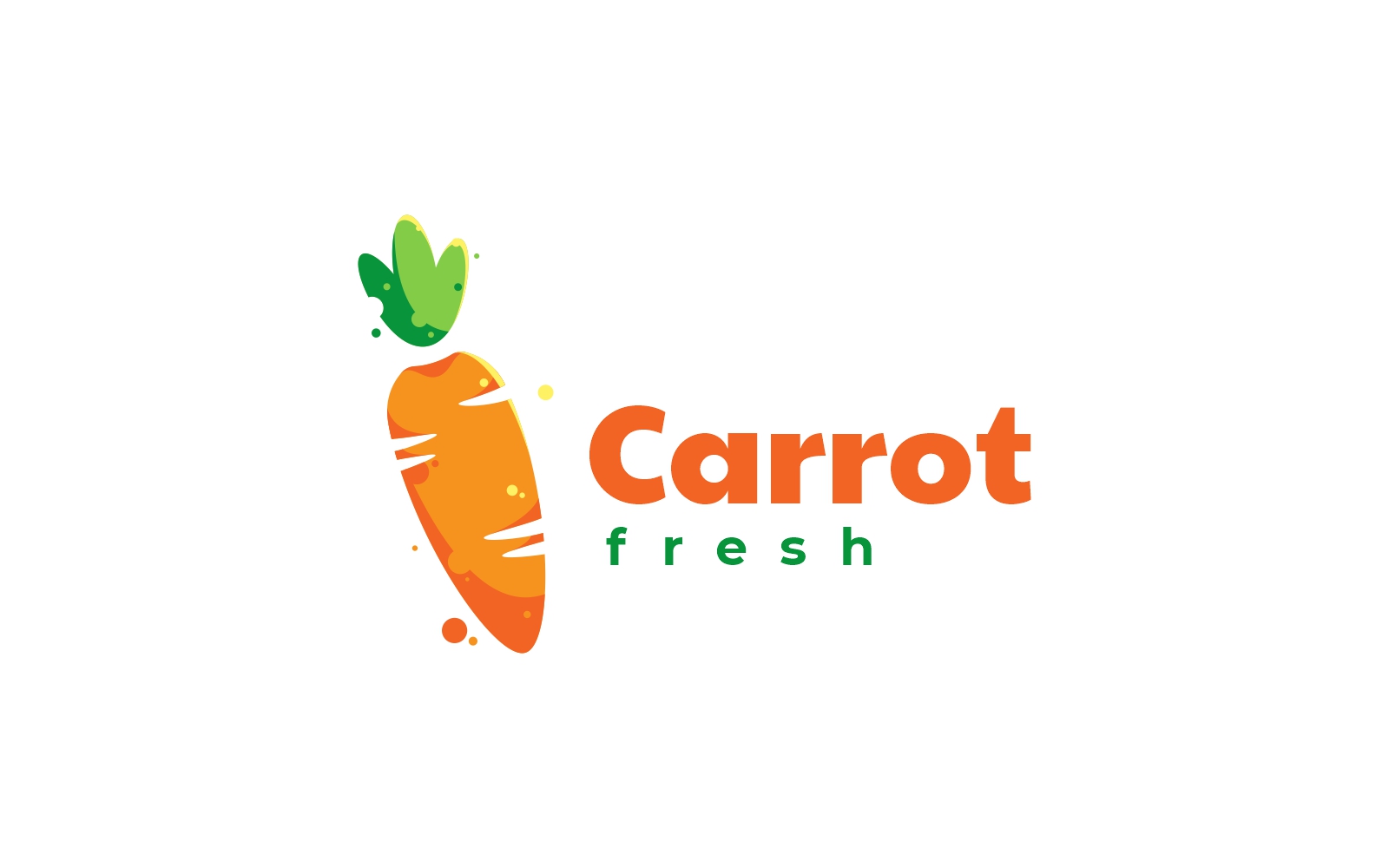 Carrot Simple Logo Template