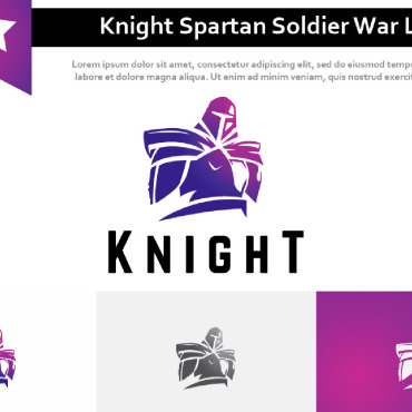 Knight Spartan Logo Templates 218250