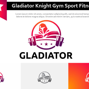 Gladiator Knight Logo Templates 218252