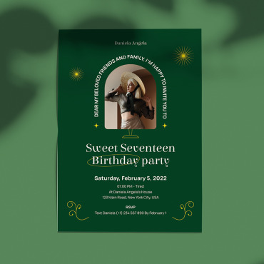 Birthday Invitation Corporate Identity 218277