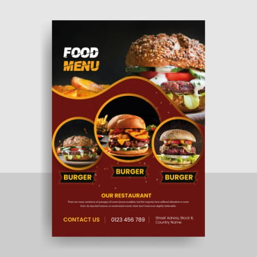 Menu Meal Corporate Identity 218344