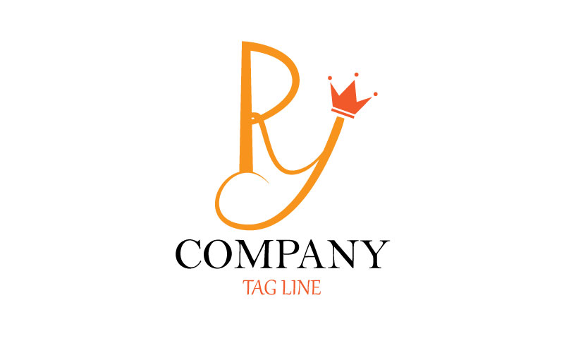 R and J Logo Template For New Business