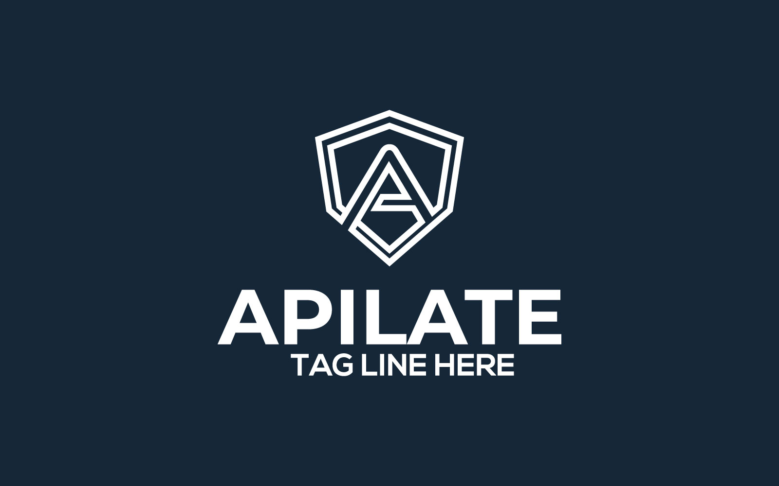 Apilate A letter Logo Template