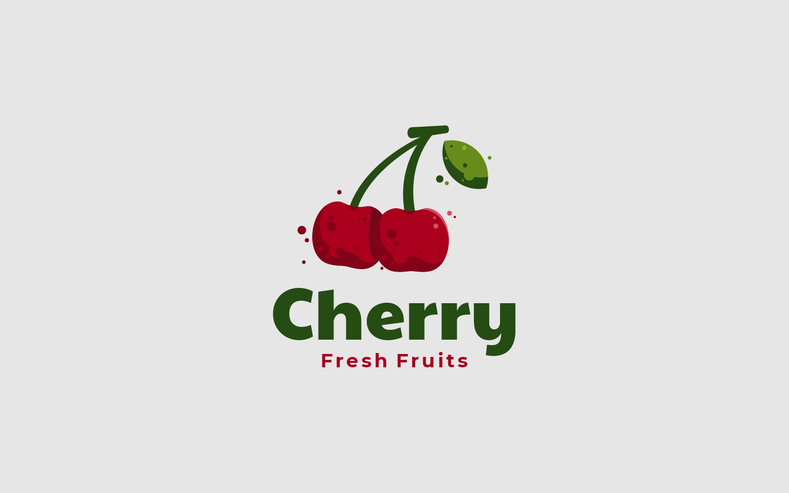 Cherry Simple Logo Template