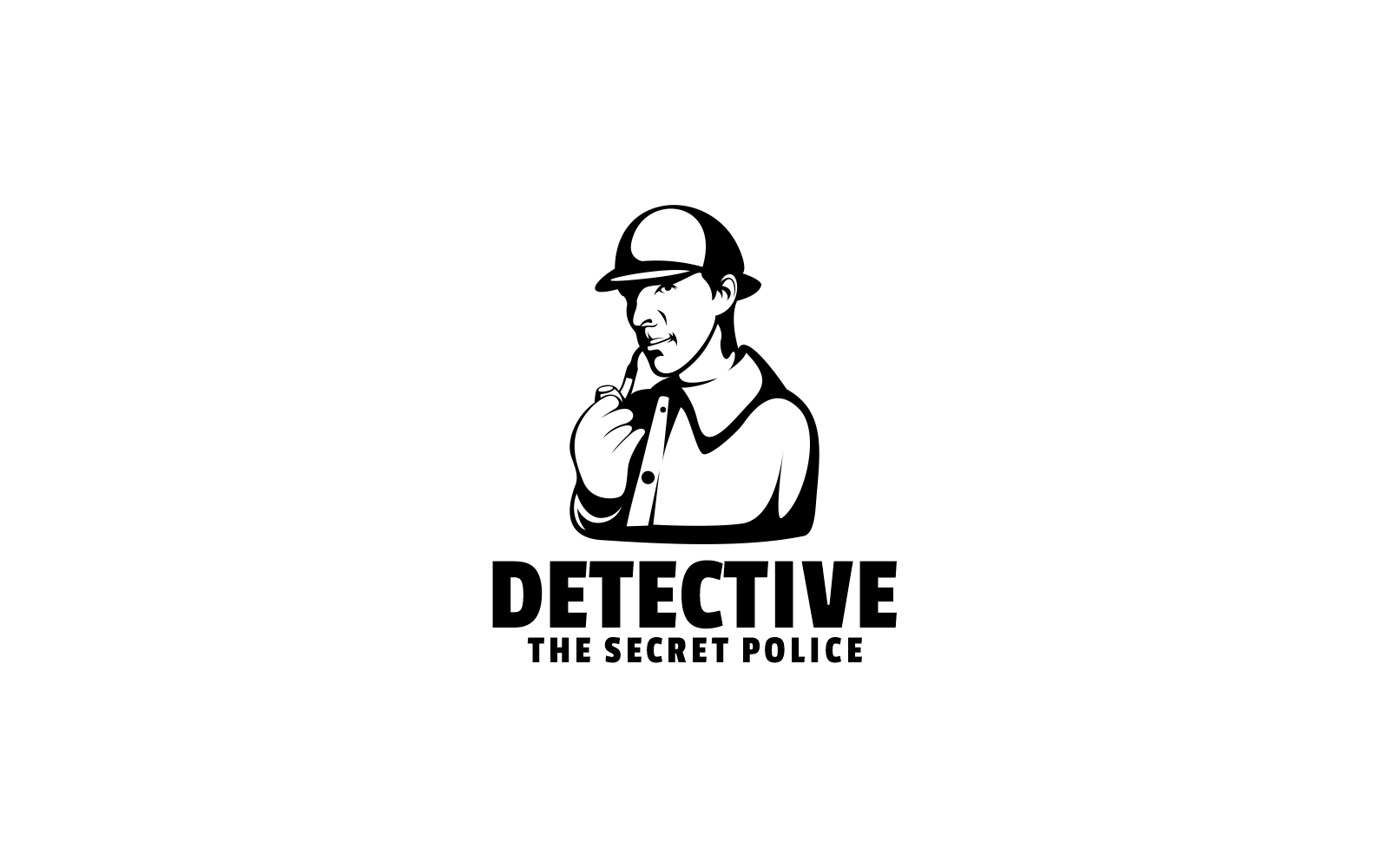 Detective Silhouette Logo