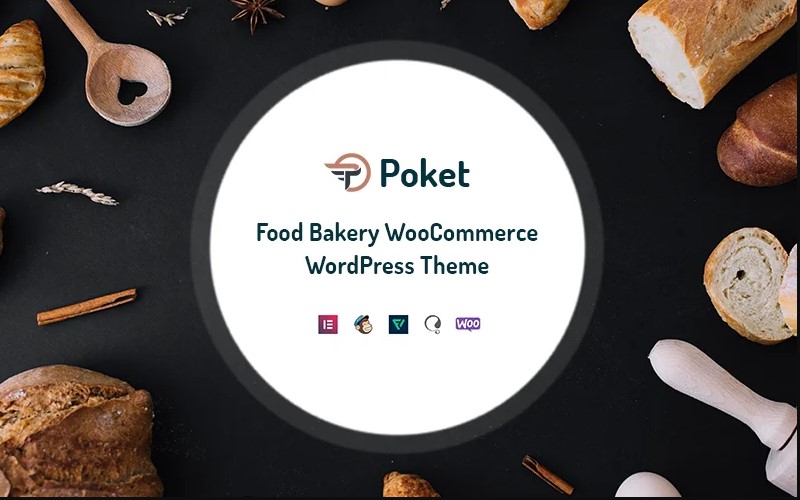 Poket -  Food Bakery, Cafe Woocomerce Responsive Theme