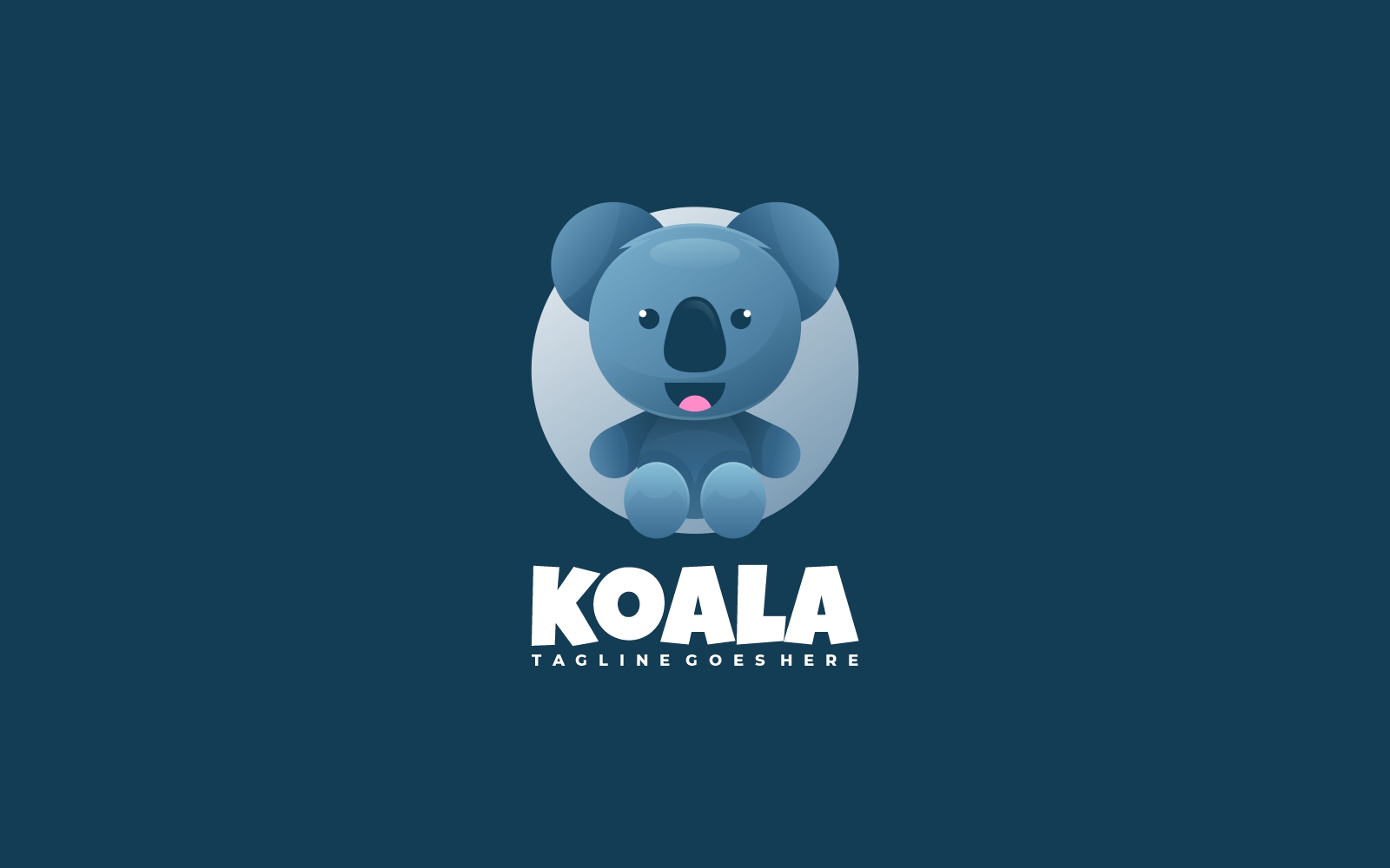 Koala Gradient Logo Style