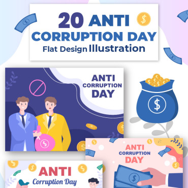 Corruption Day Illustrations Templates 218529