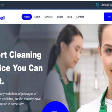 Cleaning Cleaning Responsive Website Templates 218542