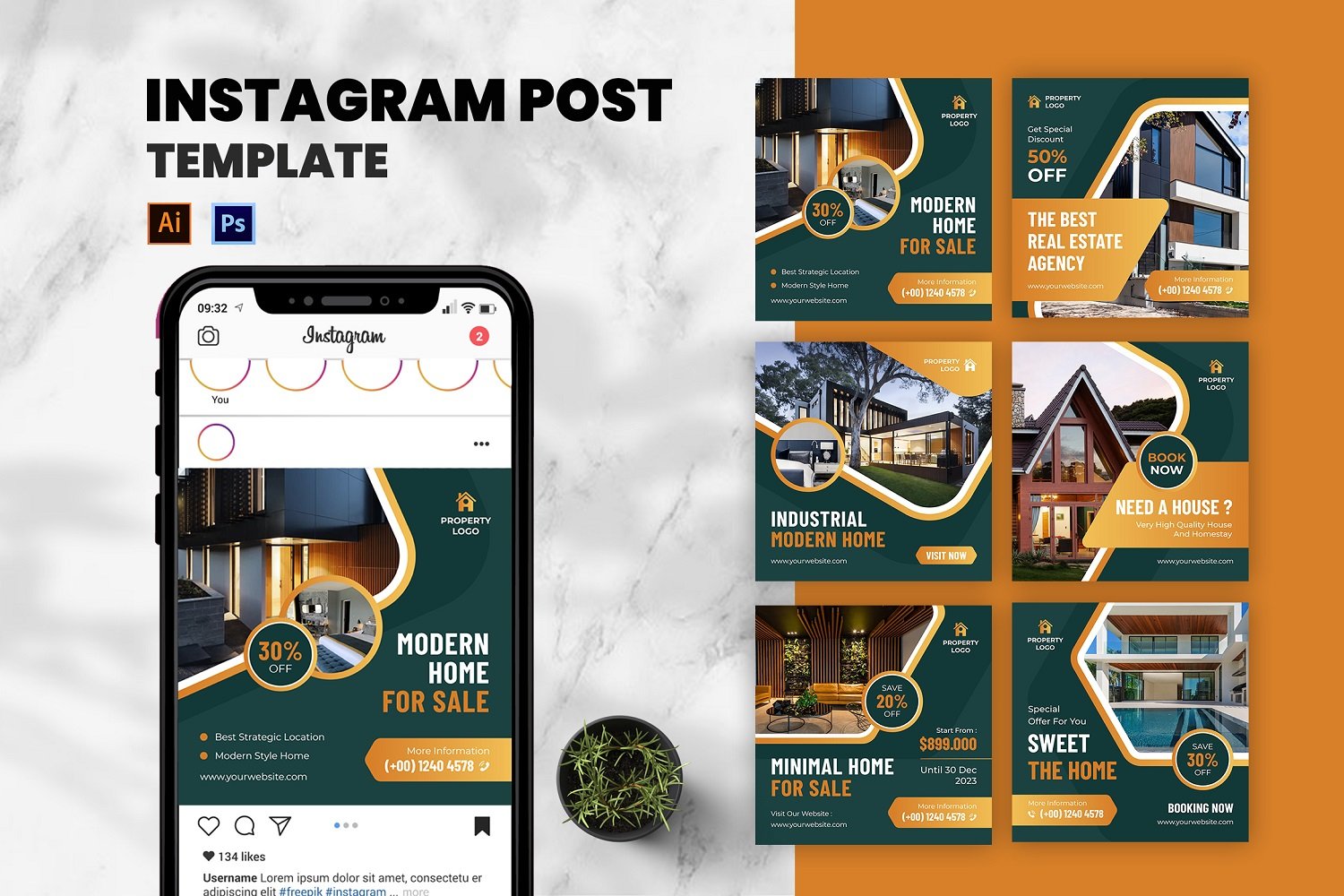 Modern Property Instagram Post