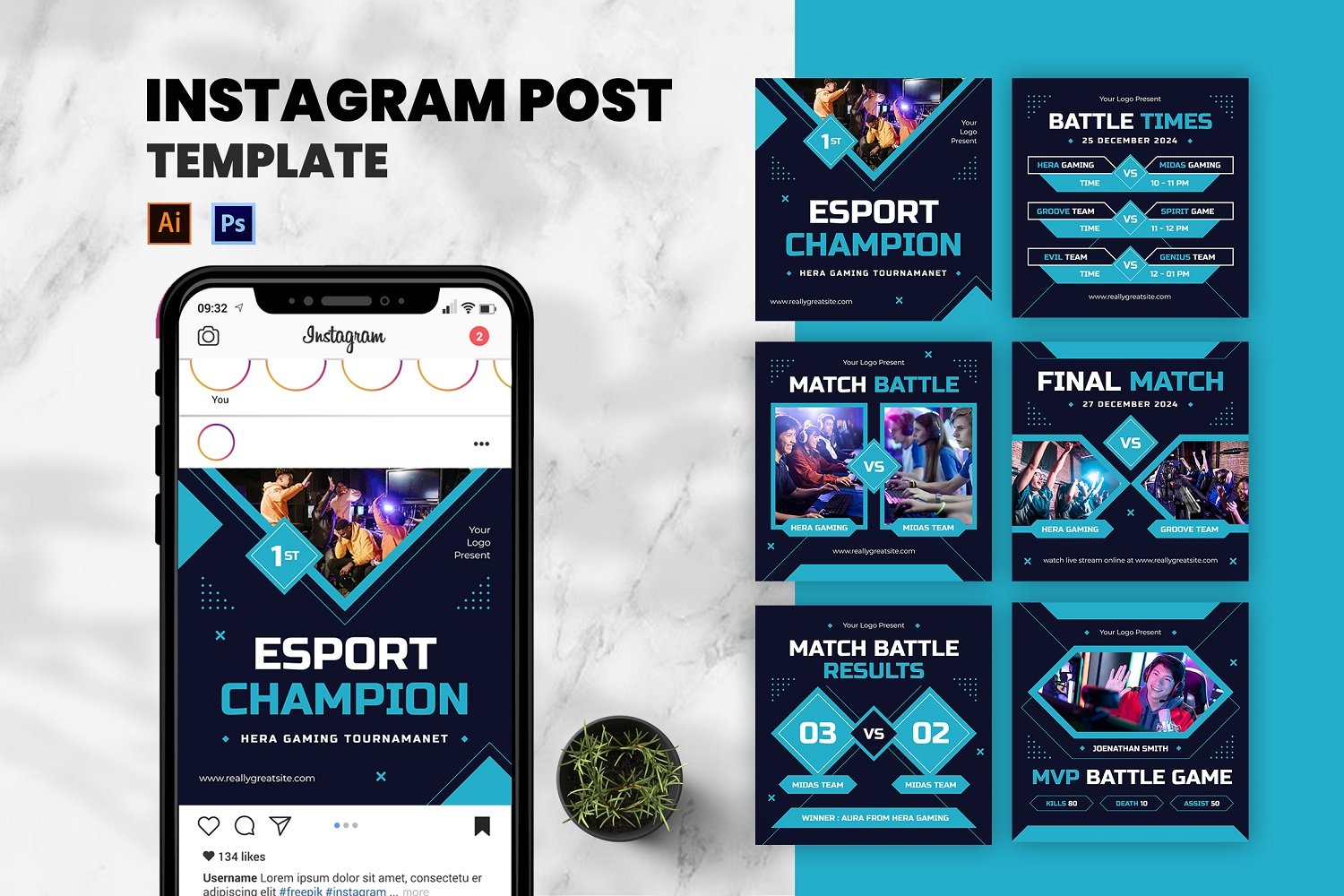 Esport Gaming Instagram Post