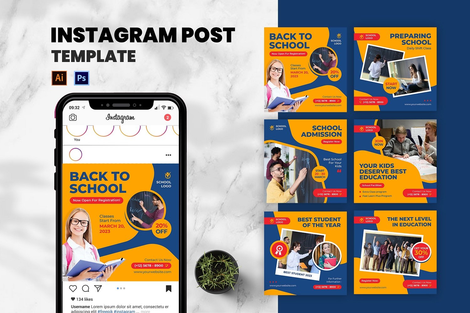 Back To School Instagram Post