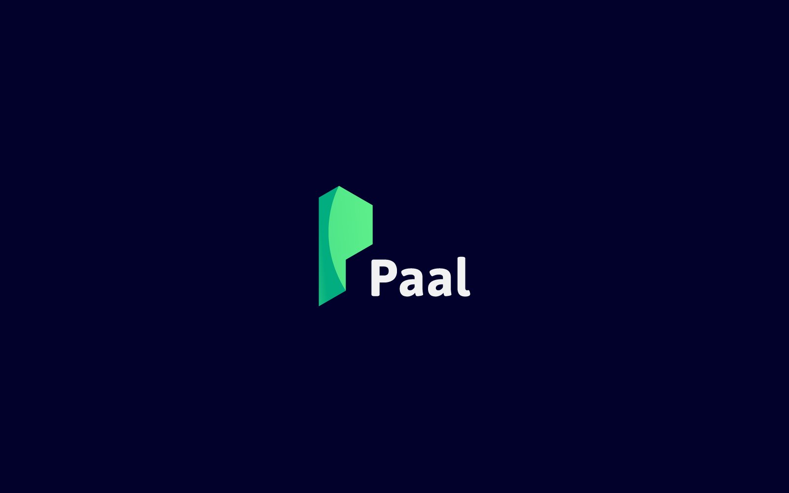 Letter P Simple Gradient Modern Logo Design