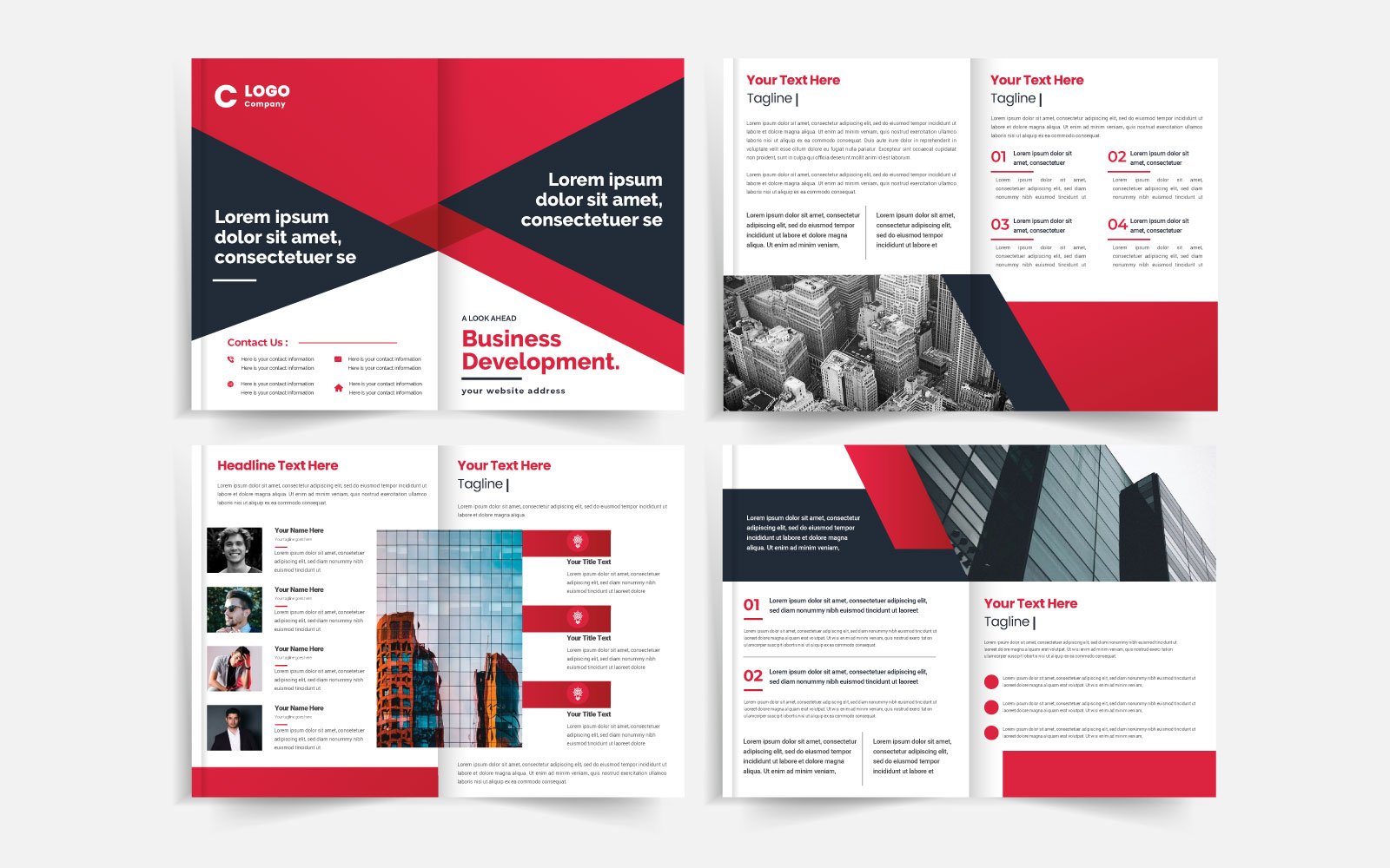 Business Corporate Magazine Brochure Templates