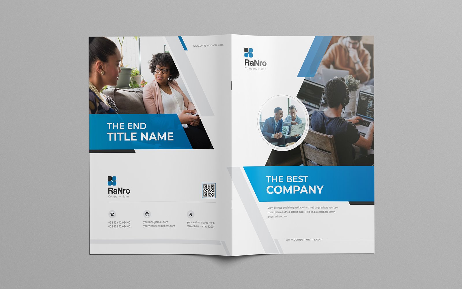 RaNro - Brochure Template Design