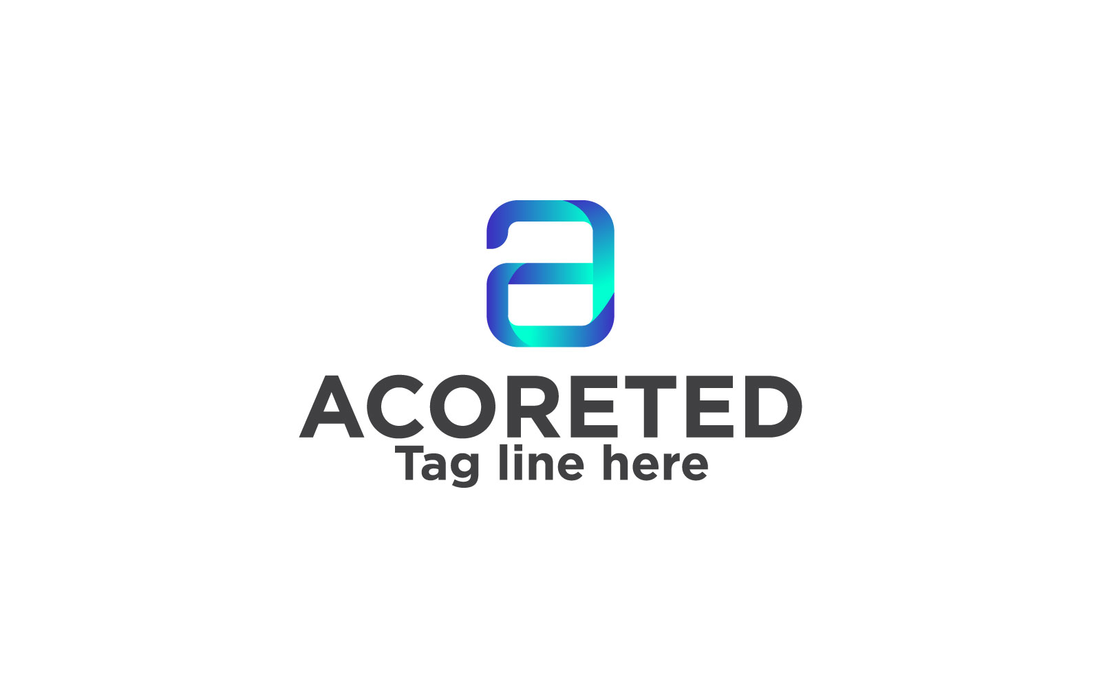 Acoreted A letter  Logo Design