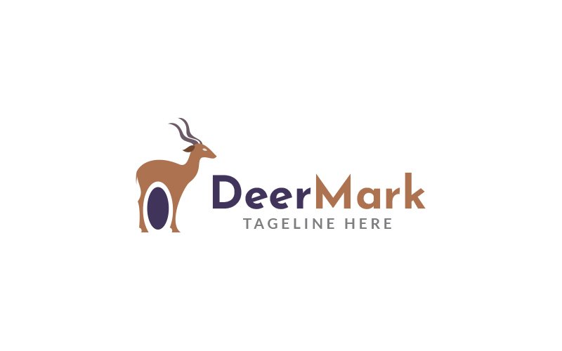 Deer Mark Logo Design Template Vol 3