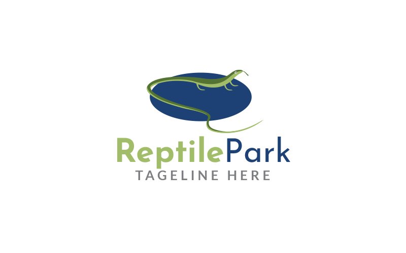Reptile Park Logo Design Template