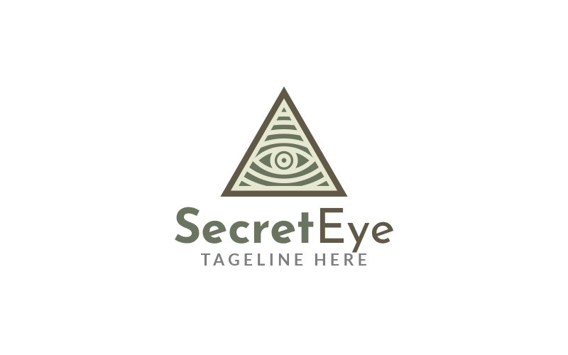Secret Eye Logo Design Template