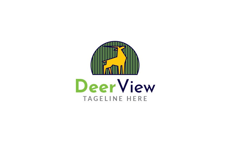 Deer View Logo Design Template Vol 2