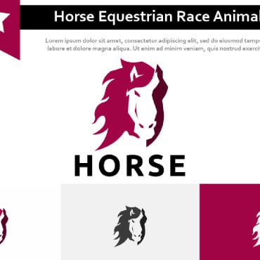 Head Equestrian Logo Templates 219087