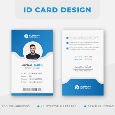 Id Card Corporate Identity 219202