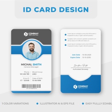 Id Card Corporate Identity 219203