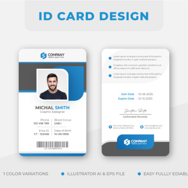 Id Card Corporate Identity 219205