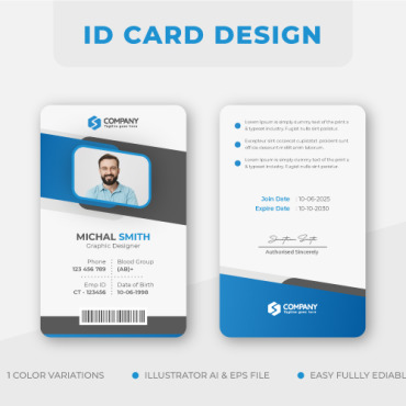 Id Card Corporate Identity 219206