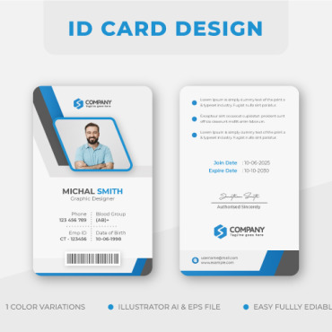 Id Card Corporate Identity 219207