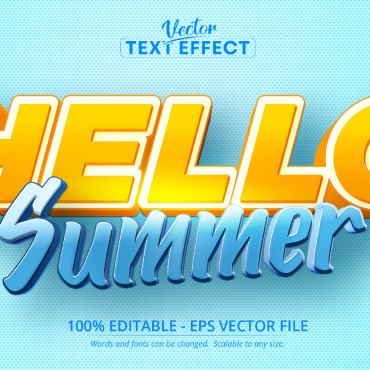 Hello Summer Illustrations Templates 219376