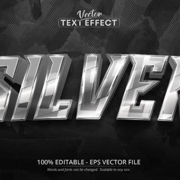 Effect Silver Illustrations Templates 219460