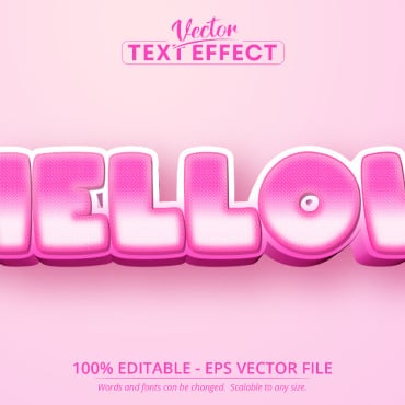 Effect Text Illustrations Templates 219488