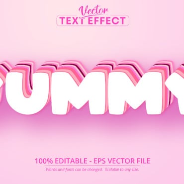 Effect Text Illustrations Templates 219494