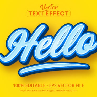 Effect Text Illustrations Templates 219660