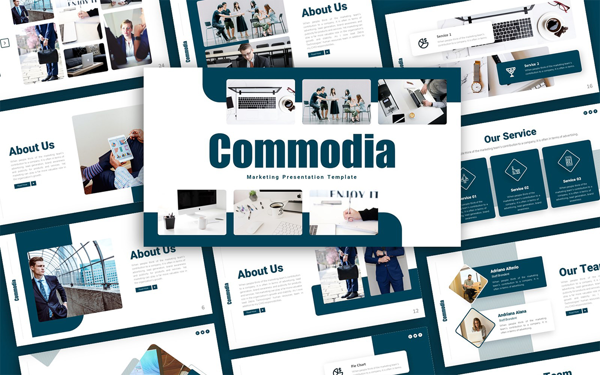 Commodia Marketing Presentation Template