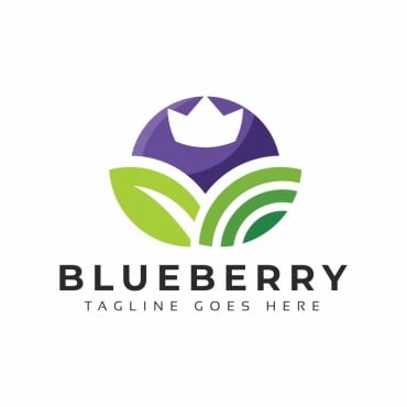 Blueberry Business Logo Templates 219794