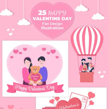 Day Valentine Illustrations Templates 219862